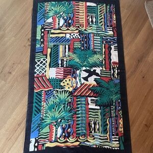 Vintage 90s giant beach towel Collier Campbell